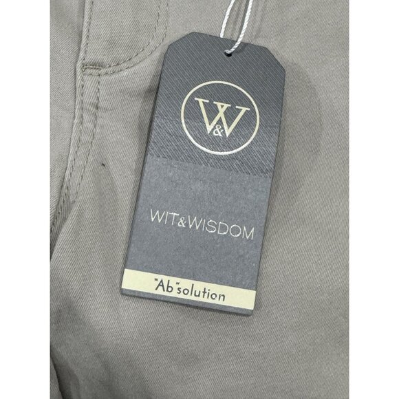 WIT & WISDOM Women Khaki "Ab" Solution Shorts 4 - Picture 5 of 6